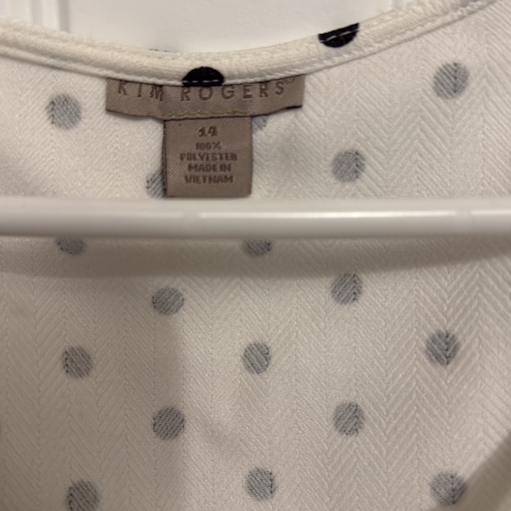 Kim Rogers blouse size 14 - Picture 2 of 2